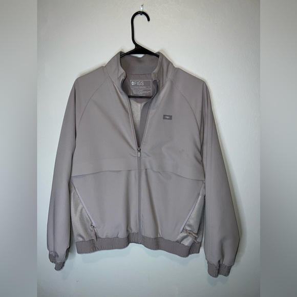 Figs Jackets & Coats Figs Slate Grey Sydney Scrub Jacket Poshmark